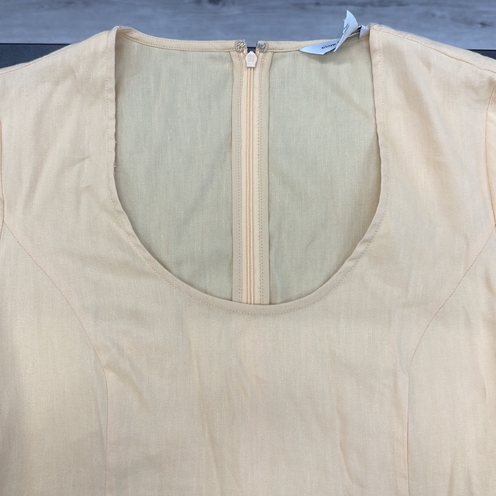 Club Monaco Yellow Midi Dress - Picture 5 of 5